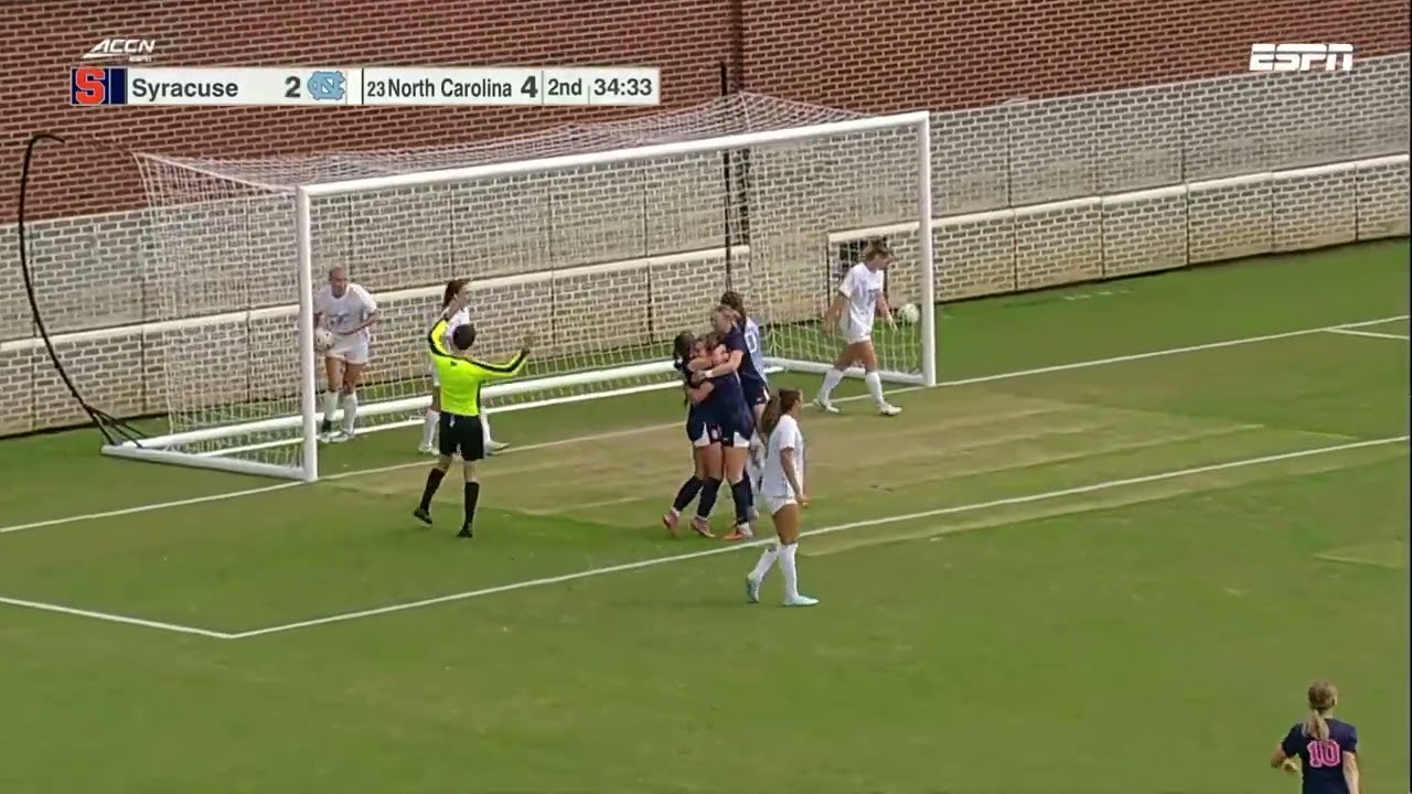 Syracuse WSOC Highlights vs North Carolina