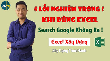 5 lỗi nghiệm trọng khi dùng Excel mà ai cũng dính ít nhất 1 lần