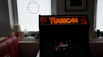 Arcadeforge Bartop Turrican with regamebox. Pi2jamma powered
