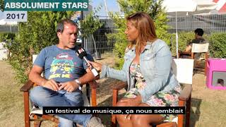 Extrait archives M6 Video Bank // Solidays - ITW Luc Barruet (Absolument Star - 2017)