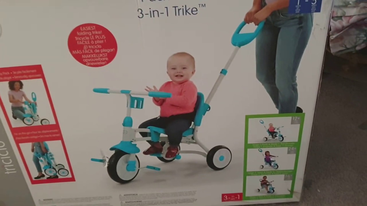 little tikes fold and go trike