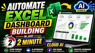 Automate Excel dashboard using cloud AI #excel #spreadsheetmagic #dashboard