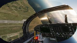 F14 Low Level Tree Huggin Russian Caucuses - DCS Multiplayer VR test Areobatics Online Server