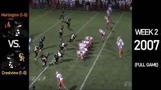 Marlington Dukes (1-0) vs. Crestview Rebels (1-0) - 2007 Ohio High School Football (FULL GAME)