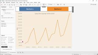 De-select Buttons in Tableau Dashboard - Mini Tableau Tutorial