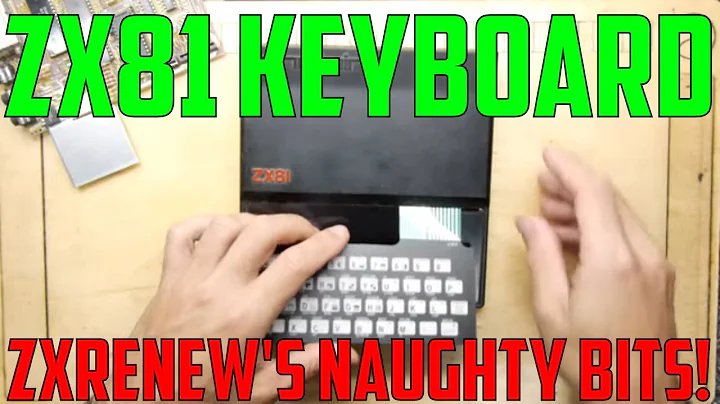 Lets repair the Sinclair ZX81 Keyboard