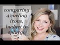 Comparing 4 curling irons, from budget to splurge!