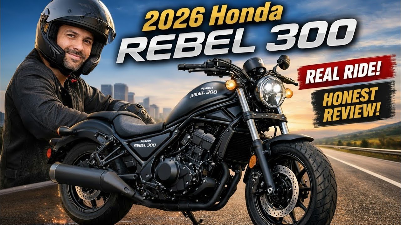 2026 Honda Rebel 300 Review | The Perfect Beginner Cruiser? | Real Ride Experience