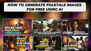 How to generate AI Images for your FolkTales stories | Turn Square Images to Landscape