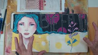 Art Journal Page Review/ Flip Through May 2023