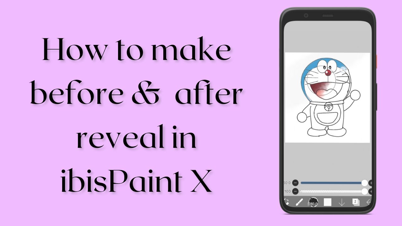 How to make before & after reveal in ibisPaint X | Ipsita Fantasy - YouTube