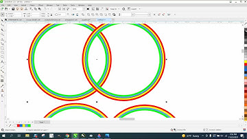Corel Draw Tips & Tricks Multi Color Lines or shapes Part 2