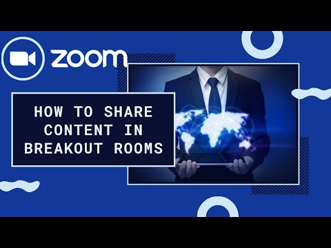 Zoom-How to share content when students are in breakout rooms #zoom #breakoutRooms