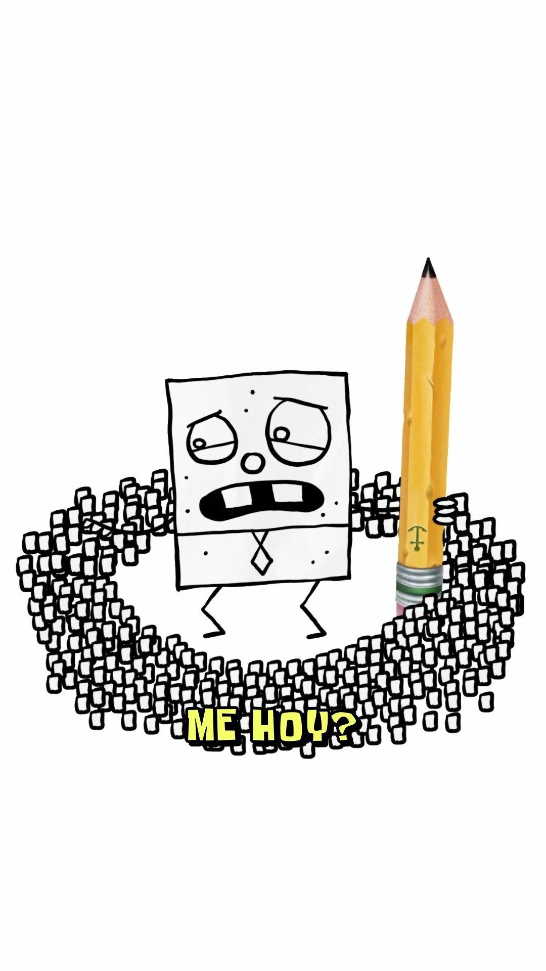 DoodleBob clones HIMSELF ? | SpongeBob #shorts