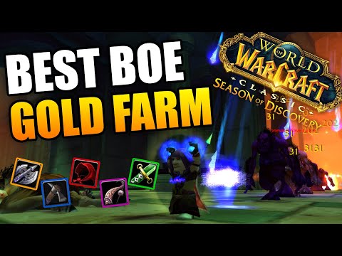 BEST BOE Gold Farm in Season of Discovery Phase 2 (Make Up Too 3000g)