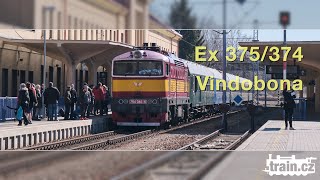 Retro Vindobona Ex 375/374 (Praha hl.n. - České Velenice a zpět), České Velenice a Tábor