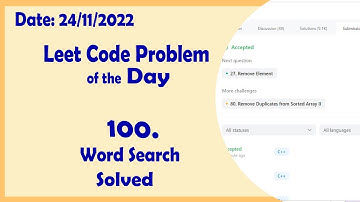 79 || Word Search || Leetcode Daily Challenge