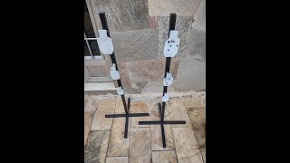 Making a steel target for airguns. (como fazer alvos profissionais para airguns)