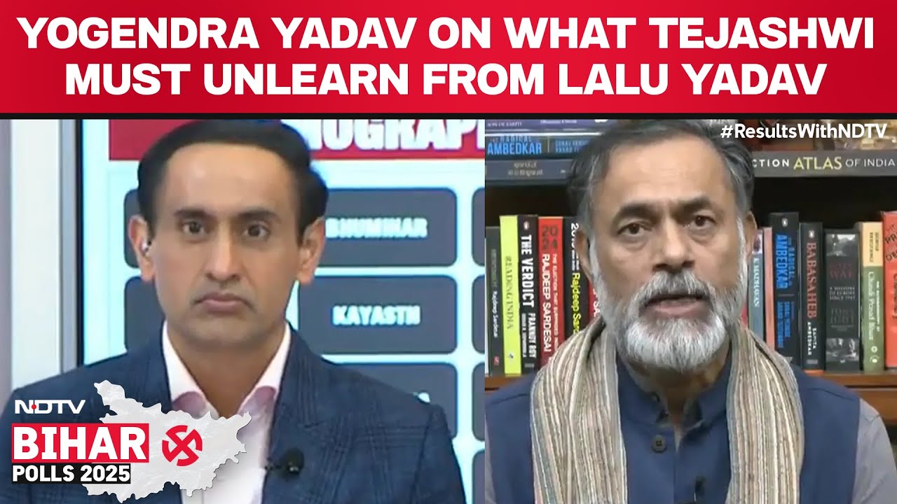 Bihar Elections 2025 | Yogendra Yadav on What Tejashwi Must Unlearn from Lalu Yadav