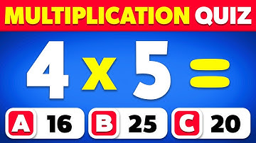Can You Pass This Multiplication Quiz...? ✖️🤓📚 | Multiplication Table Quiz