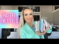 Ranking my 12 pastel eyeshadow palettes including the new glaminatrix cosmetics pretty in pastels