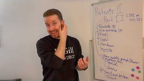 Non-Patentable Subject Matter II (Patents II, Part II)