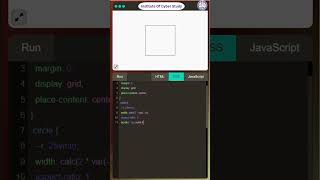 ⭕ Circle From Lines Animation 🤯 | HTML CSS JavaScript 🔥 #Shorts #Viral #Circle #Content #Animation