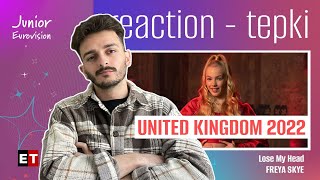 REACTION • Freya Skye - Lose My Head (Junior Eurovision 2022 🇬🇧 United Kingdom)