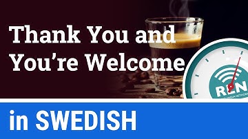 How to say Thank You in Swedish - One Minute Swedish Lesson 2