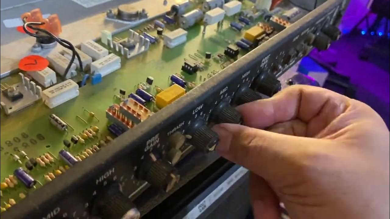 How to clean scratchy guitar amplifier pots YouTube