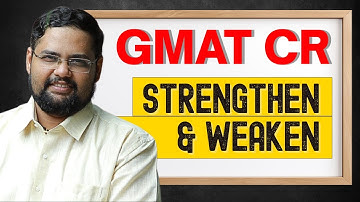 Strengthen & Weaken Questions: How to Build or Break an Argument (Live with Harsha)