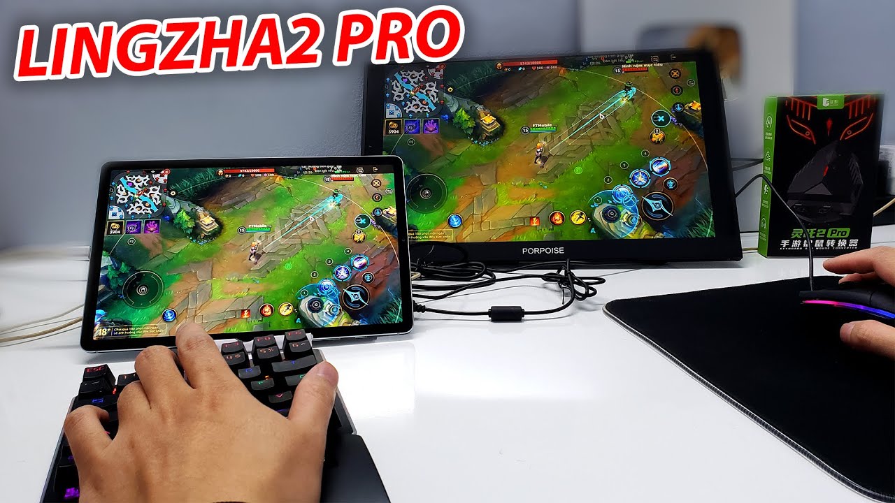 LINGZHA2 PRO Chơi Liên Minh Tốc Chiến Bằng Bàn Phím Chuột Như Thế 