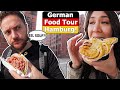 GERMAN FOOD TOUR - HAMBURG!! (Street Food, Fancy Fish & Weird Northern Dishes)