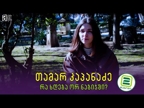 თამარ კაპანაძე - რა ხდება ორ ნაბიჯში?