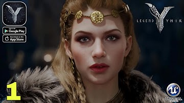 Legend of Ymir ( 레전드 오브 이미르 ) Official Launch Gameplay walkthrough part 1 (Android/iOS)