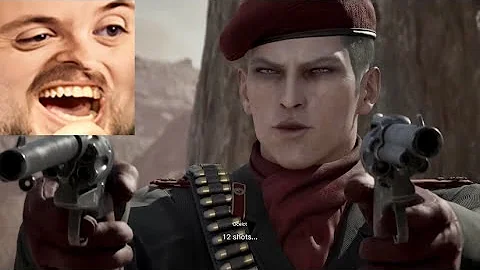 Forsen reacts to Ocelot Revolver Gun Twirling Scene - Metal Gear Solid Delta