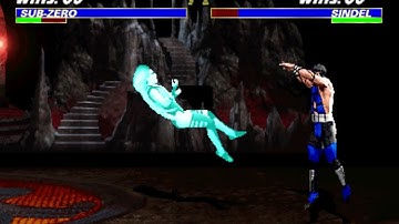 UMK3 Arcade - Sub-Zero 9 hits 100% combo (Throw setup)