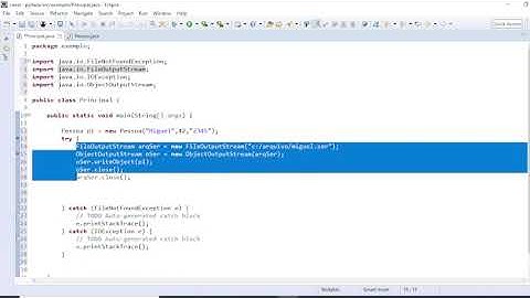 Serializar e Deserializar Objetos - Linguagem Java