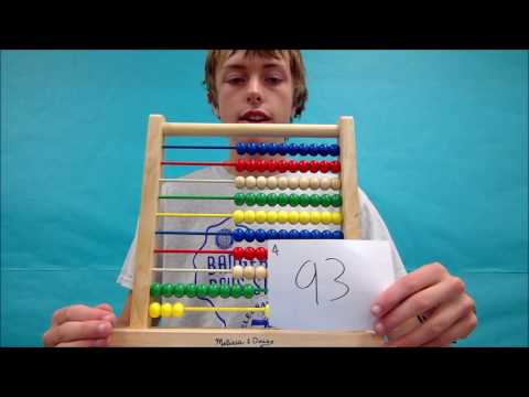 How to use a 100 bead abacus-Adding Double Digit Numbers