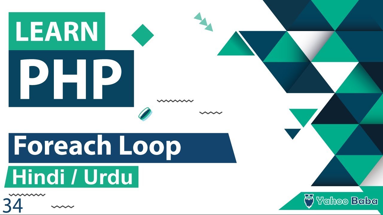 for each php  New 2022  PHP Foreach Loop Tutorial in Hindi / Urdu