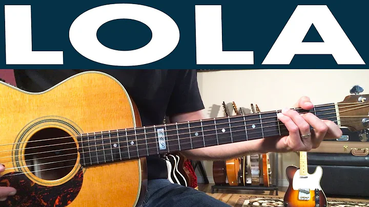 How To Play Lola On Guitar | Kinks Guitar Lesson + Tutorial + Chords On-Screen