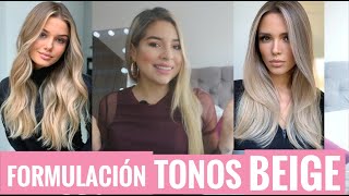 TONOS BEIGE FORMULACIÓN | MadMoon peluquería