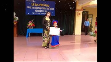 Lễ ra trường của học sinh khối 5 - trường Tiểu học Cổ Nhuế 2B - Năm học 2014 - 2015