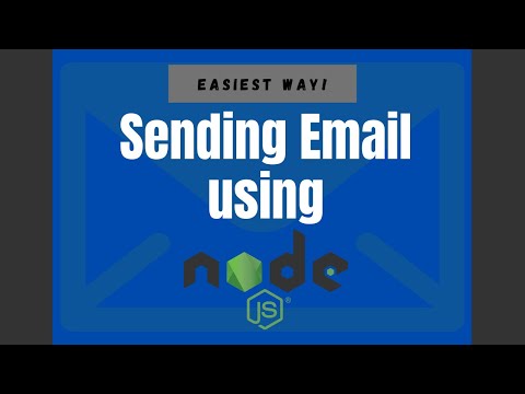 How to send Email using Node.js (Easiest way ? using Sendgrid)