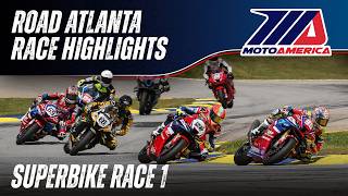 Quad Lock Superbike Race 1 at Road Atlanta 2026 - HIGHLIGHTS | MotoAmerica