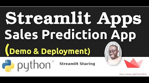Sales Prediction ML App - Demo & Deployment with Streamlit Sharing