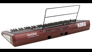 es un precioso teclado korg pa 1000 con ritmos programado y sonidos de fabrica