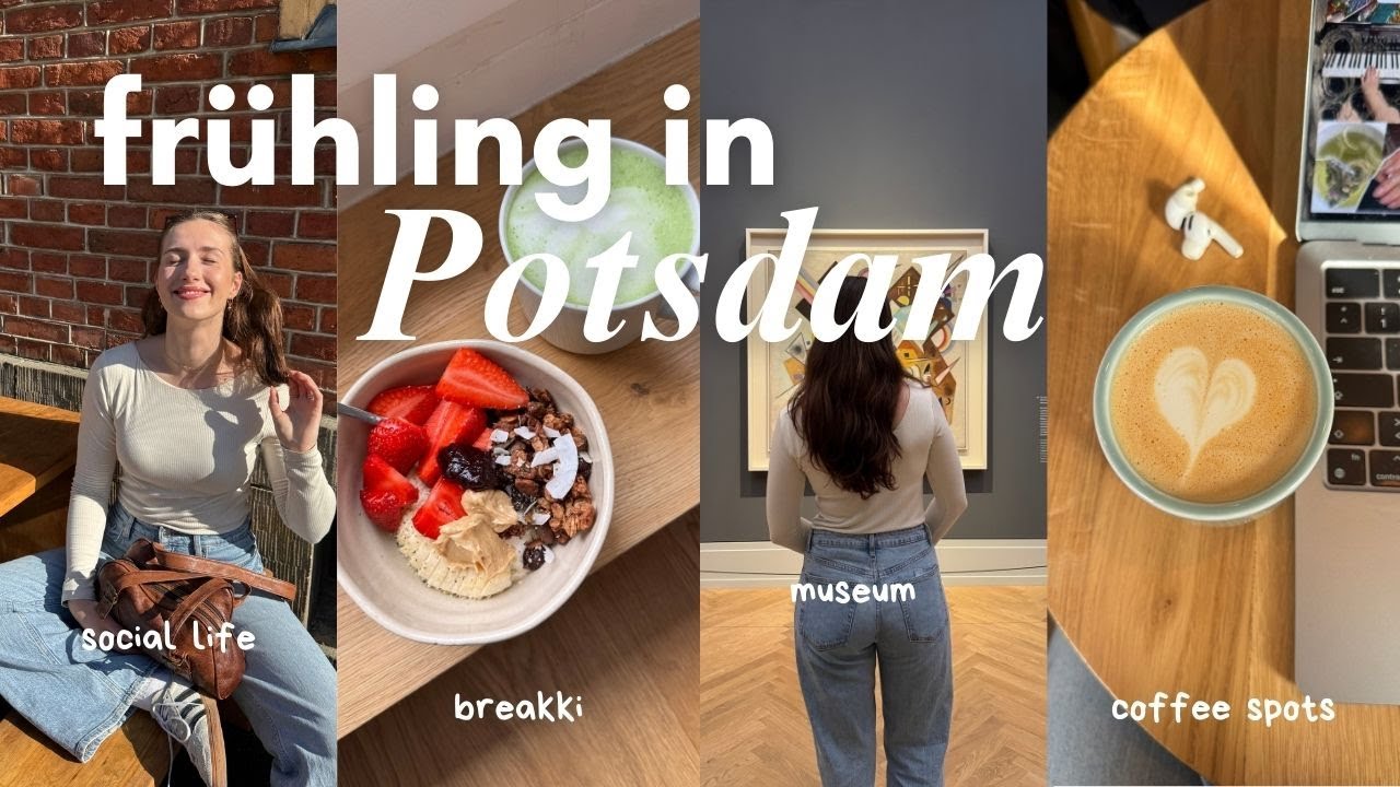 FRÜHLING in POTSDAM 🌸🍵 | Museum, Eis essen & die beste Pizza!! // vlog