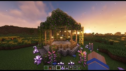 Magical Gazebo Tutorial || Easy Aesthetic Minecraft Build