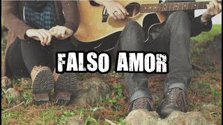Video thumbnail of "Falso Amor - Los Picantes (Letra)"